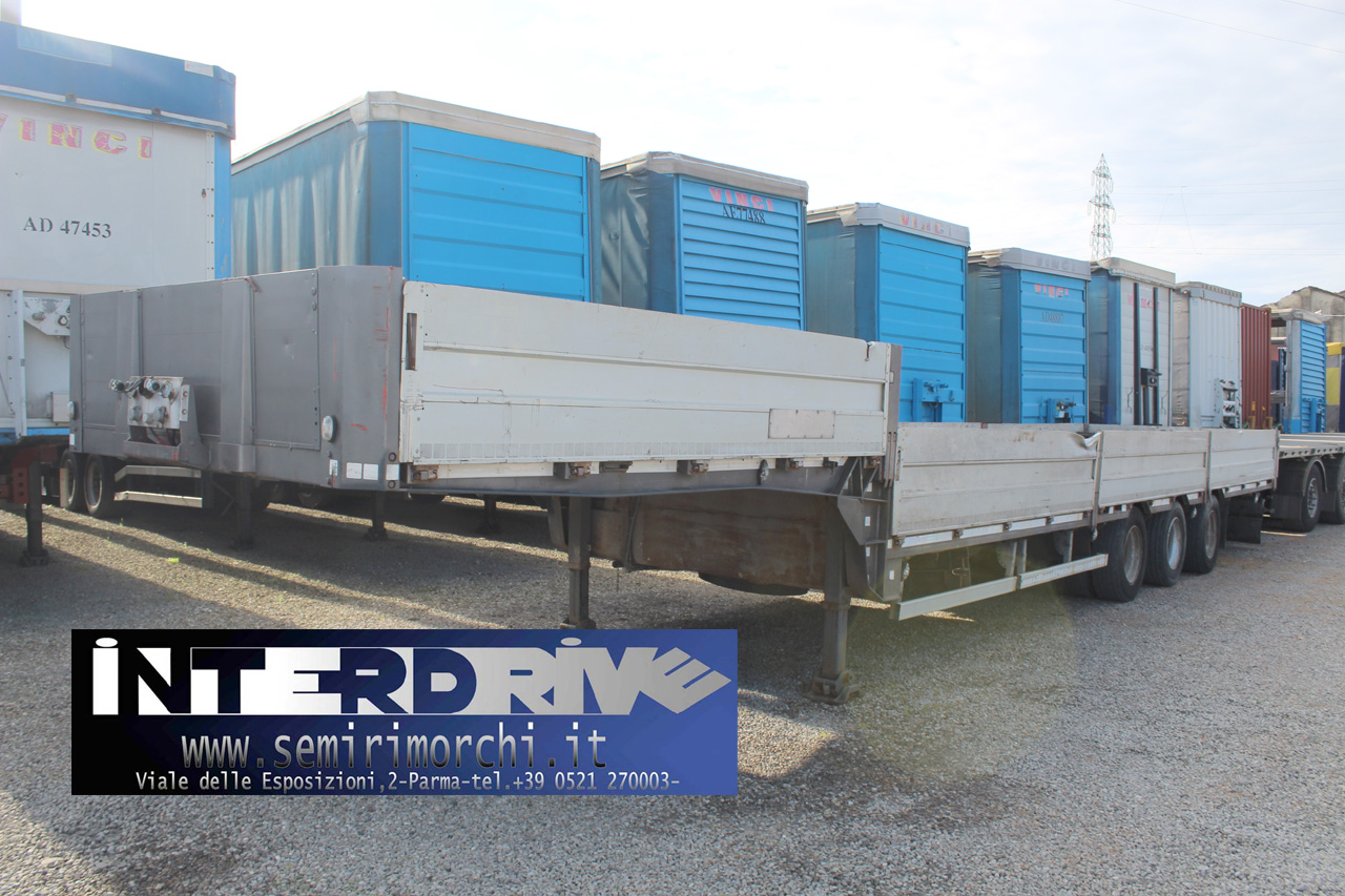 semirimorchio collo d'oca cassonato cardi usato